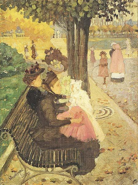 Maurice Prendergast The Tuileries Gardens Sweden oil painting art